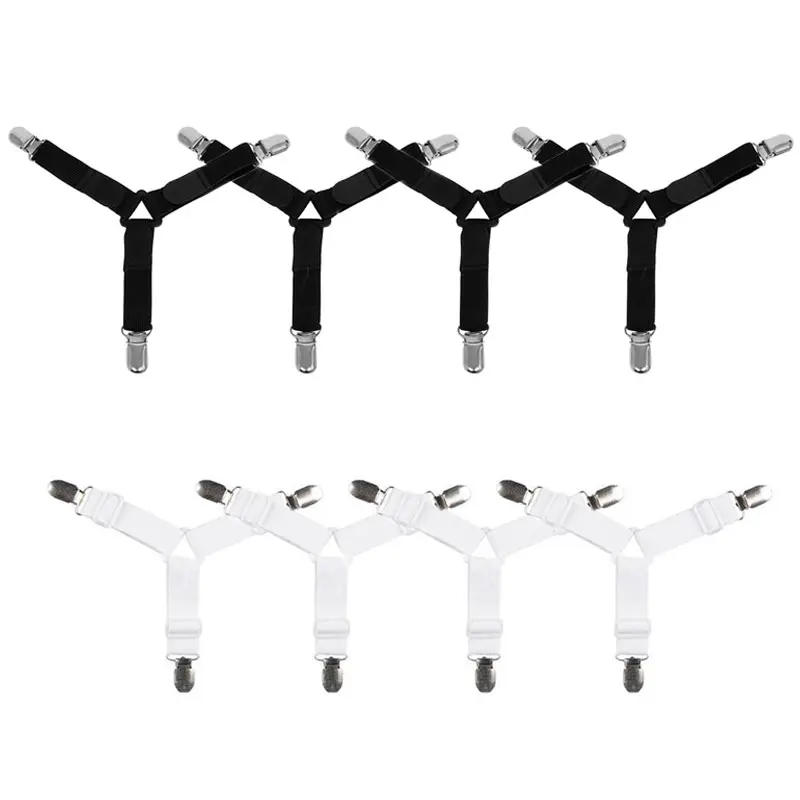 4 шт. простыня Регулируемая зажим держатель пряжки крючки матрас одеяла Захваты