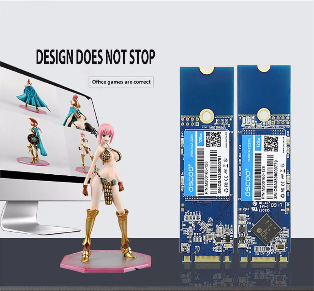 OSCOO M2 2280 M.2 NGFF 480 ГБ SATA SSD 22*80 мм SATA3 6 ГБ/сек. Internal Solid State Drive жесткий диск 240 для Ultrabook