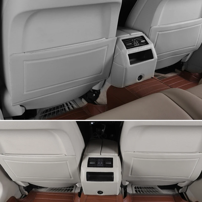 3 шт. кожаные чехлы для задних сидений BMW X5 E70 F15 X6 E71 13 18|Автомобильные