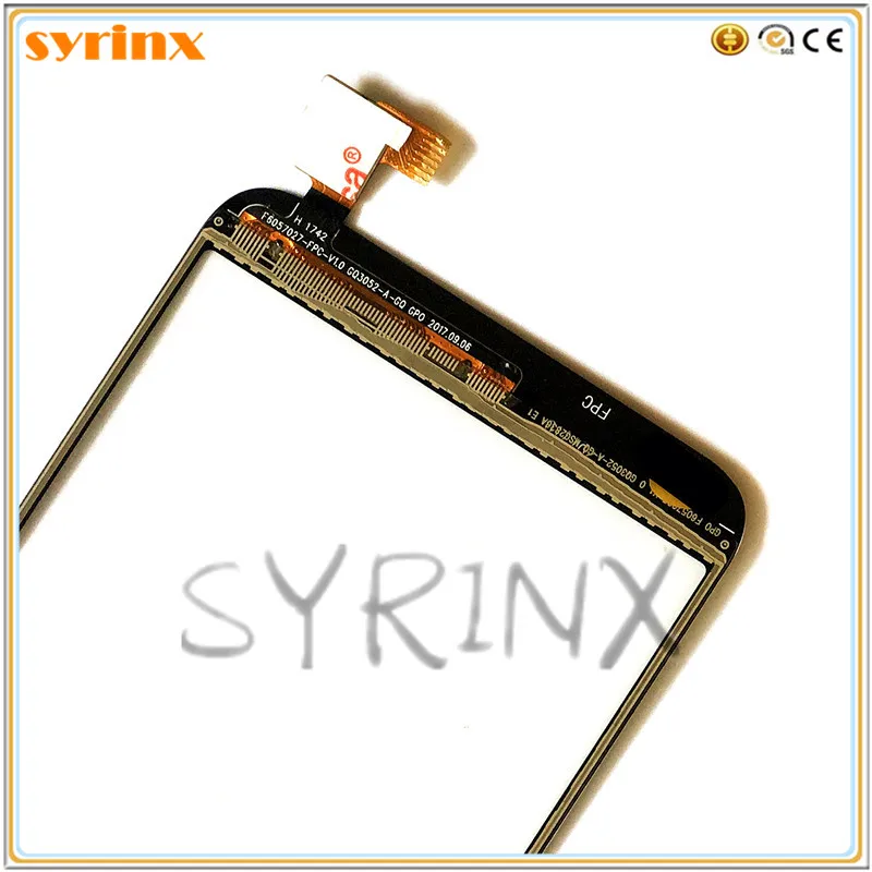 SYRINX 5 7 дюймовый сенсорный экран для телефона фронтальный стеклянный объектив