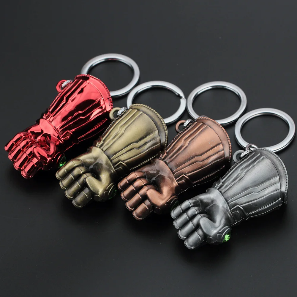 Мстители 4 завершающей перчатки Таноса брелок со знаком бесконечности перчатка