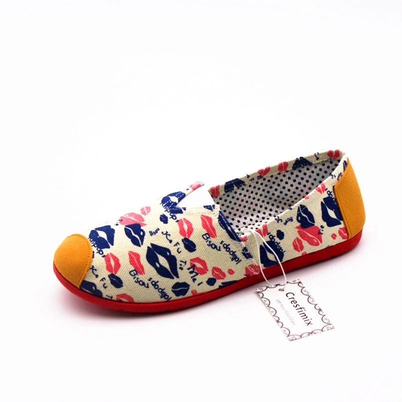 Женские удобные тканевые туфли без шнуровки E809 Симпатичные для весны и