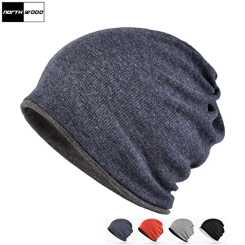 2017 Новая мода Двусторонняя Шапочка Капот зима Шапки для Для мужчин осень