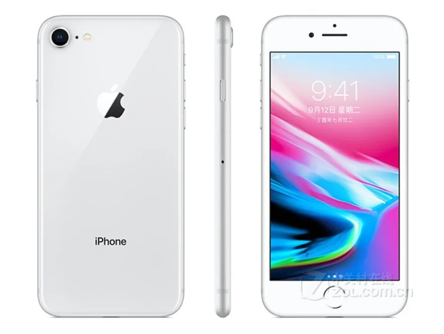 Apple iPhone 8 заводской разблокированный мобильный телефон LTE 4,7 дюймов шестиядерный IOS A11 12 МП ОЗУ 2 Гб ПЗУ 256 ГБ отпечаток пальца iPhone8