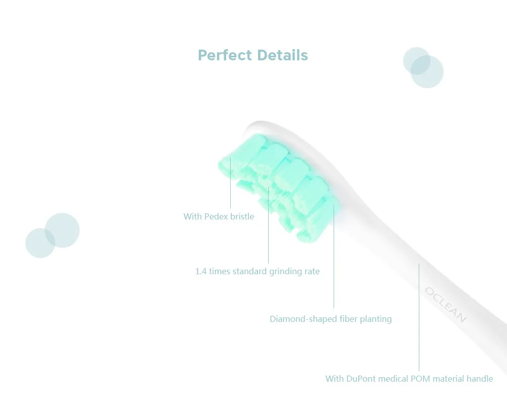 1 2 шт Oclean SE/One/Air сменные насадки для автоматической электрической звуковой зубной щетки Глубокая очистка насадка для зубной щетки