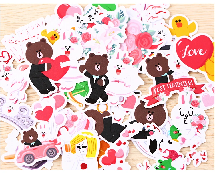 Для выведения токсинов, 40 шт милые ссамозакрывающийся крафт-LINE star свадебные наклейки "медведь"/Скрапбукинг наклейки/декоративные наклейки-Стикеры/Сделай сам Ремесло фотоальбомы