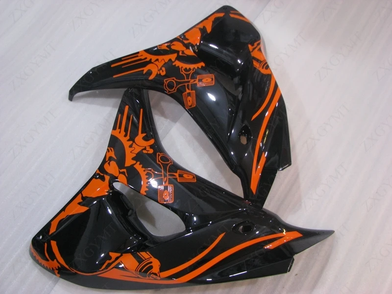 Комплекты обтекателей Fireblade 2006 2007 черный Grafitty кузов CBR1000RR всего тела Наборы