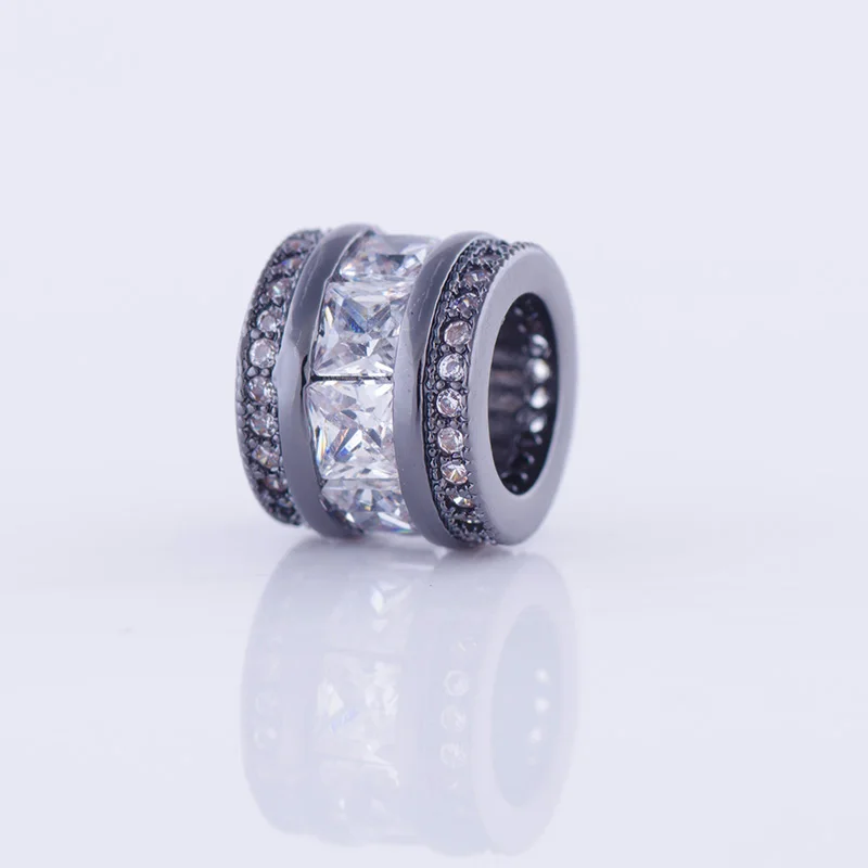 2018 роскошный модный DIY Серебряный/розовое золото/черный/золотой бисер микро