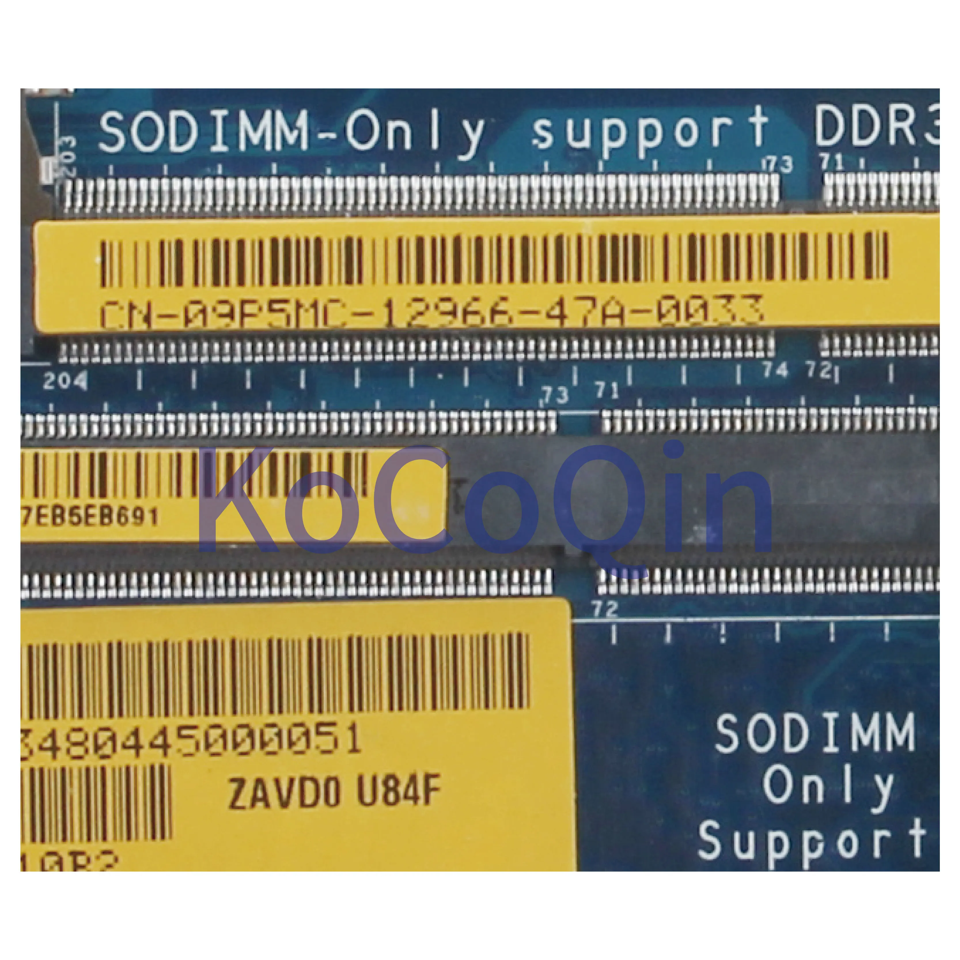 KoCoQin материнская плата для ноутбука DELL Inspiron 5547 5542 5442 5447 ZAVC0 LA B012P CN 09P5MC SR1EK I3