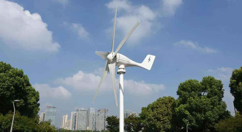 400W500W600W 12В/24В 3/5 лопасти для домашнего жилого Низкий пусковой комплект генератора