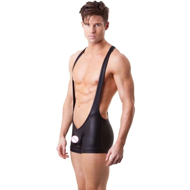 Новый 2018 Для мужчин сексуальное тело белье боди Ночной клуб Борьба Синглетный