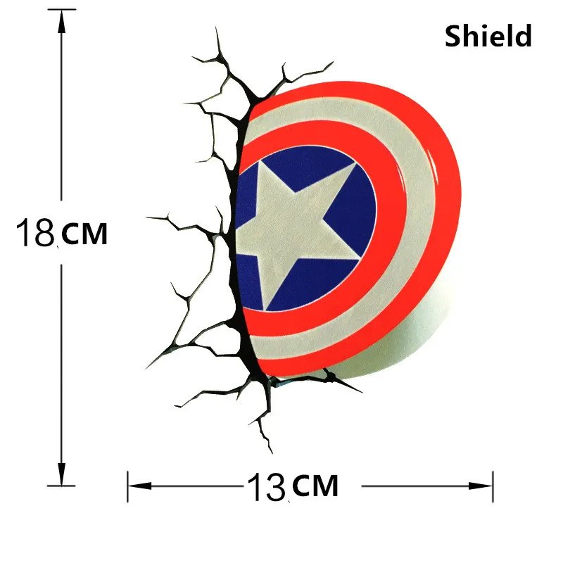 1 шт. наклейка s Toy Super Hero Marvel/DC наклейки 3D сломанные наклейки s Ironman/Spiderman/Batman креативная наклейка для автомобильного чемодана