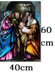 029 40cm by 60cm На заказ оконная пленка Европейская многоцветная Ретро статическая пленка Иисус церковь индивидуальный гардероб дверь стекло цветная пленка матовая - Цвет: 029 40cm by 60cm