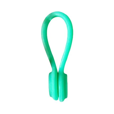 1pcs green Силиконовые Магнит катушки устройство для сматывания шнура от наушников гарнитура Тип моталки концентраторы шнура Держатель Кабельный органайзер для xiaomi iPhone - Цвет: 1pcs green