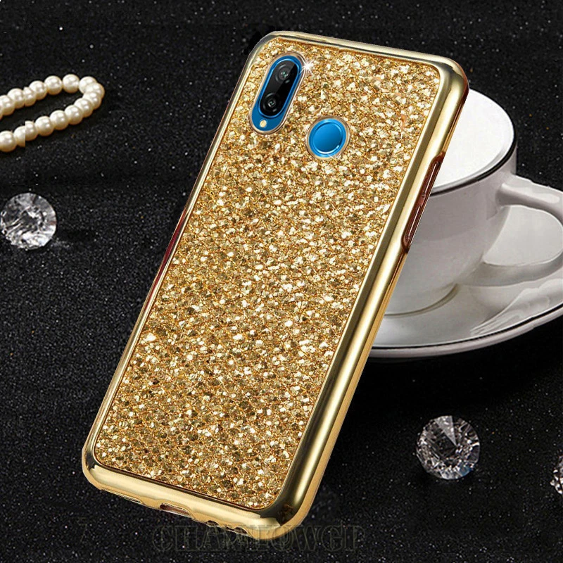 Блестящий сверкающий Мягкий силиконовый чехол для huawei P Smart mate 20 P20 Pro P10 P9 P8 Lite Honor 10 Lite на Honor 8 Lite