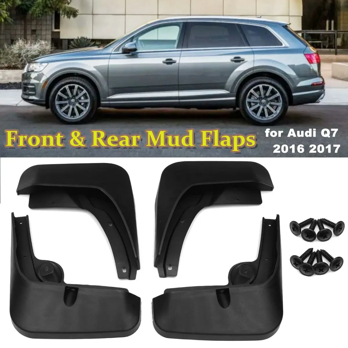 Передние и задние брызговики для Audi Q7, Автомобильные Брызговики, брызговики, аксессуары
