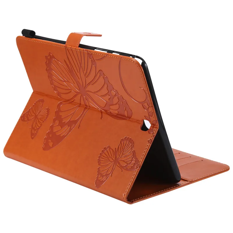 Wekays для samsung Tab A 9,7 T550 мультфильм бабочка кожаный чехол Funda для samsung Galaxy Tab A 9," T550 T555 чехол для планшета