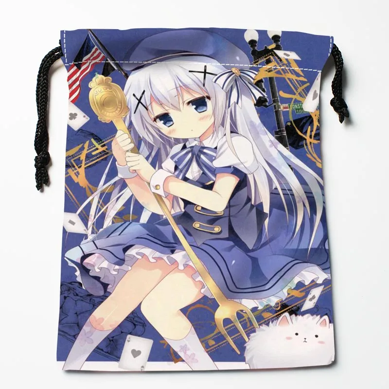 Фото Индивидуальные подарочные пакеты Gochuumon wa Usagi Desu ka с принтом, размер больше 18*22 см, пакеты компрессионного типа №5