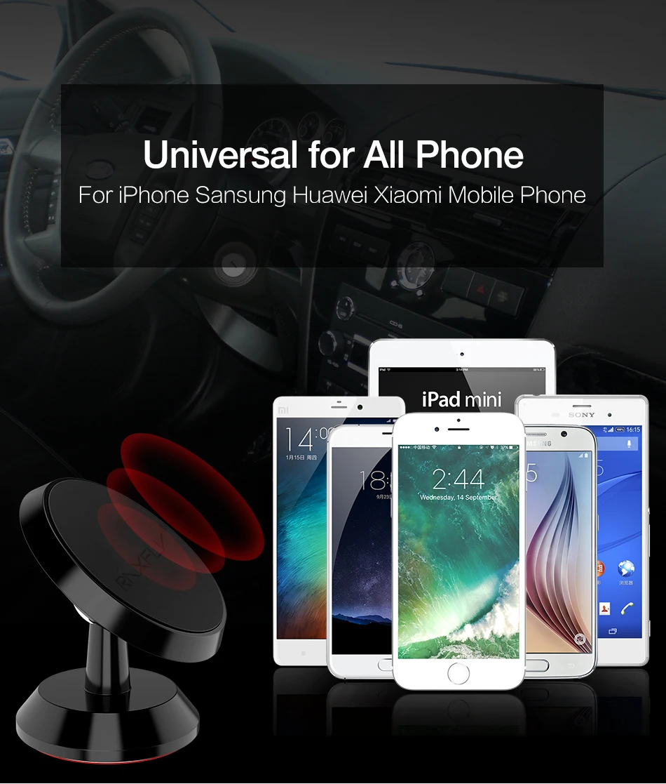 Магнитная Стенд Автомобильный держатель для iPhone X 8 7 Plus Универсальный автомобильный держатель телефона на 360 Вращение магнита Поддержка для samsung Xiaomi держатель для телефона в машину держатель для телефона