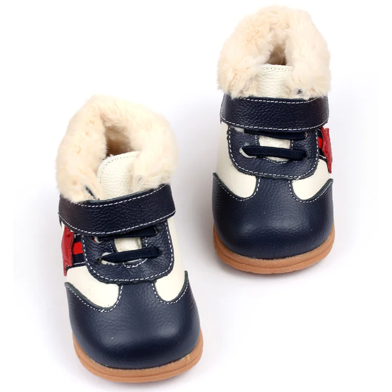 обувь для малышей ботинки девочки зима Детские сапоги девушки снегоступы кожа