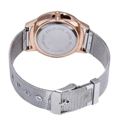 10 шт./лот Reloj de Pulsera Aleacin Plateado Cuarzo Esfera Color Oro Rosa para Mujer | Электроника