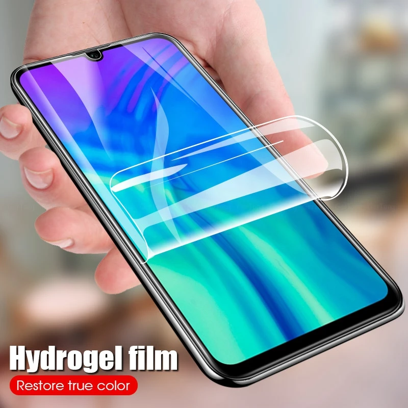 Защитная Гидрогелевая пленка с полным покрытием для Huawei P30 P20 Pro 9D экрана Lite мягкая