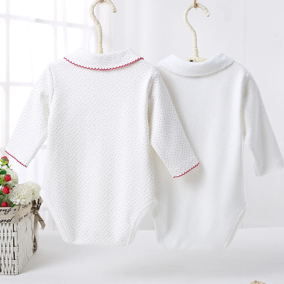 Детское боди с длинным рукавом круглым воротником|baby clothes bodysuit|bodysuit babybaby bodysuits |