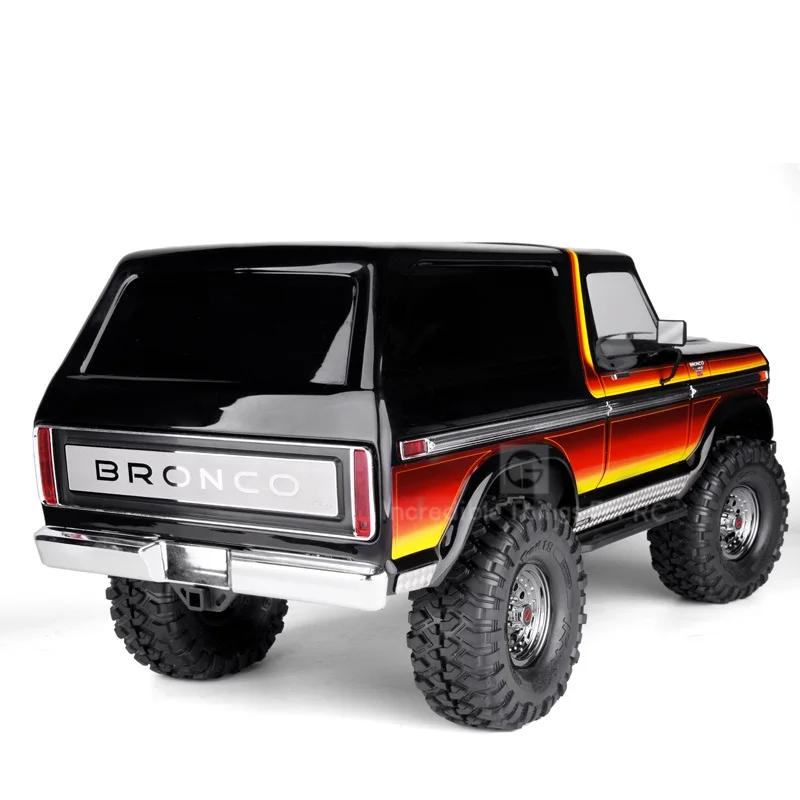 Задняя отделка логотипа из нержавеющей стали для 1/10 Rc гусеничного автомобиля