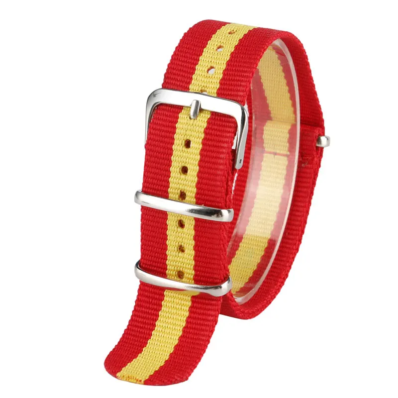 Ремешок нейлоновый для наручных часов Спортивный Повседневный холщовый сменный