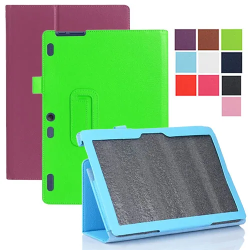 PU Magnetic Folio Folding Stand Leather Case Cover For Lenovo Tab 2 A10-30 TB2-X30F TB2-X30L 10.1&quot inch Tablet PC | Компьютеры и
