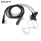 3wire Pro скрытый акустический трубчатый наушник, гарнитура с микрофоном, PTT для Kenwood Pro-Talk XLS TK BAOFENG, двухсторонняя рация с радио, рация для UV-5R