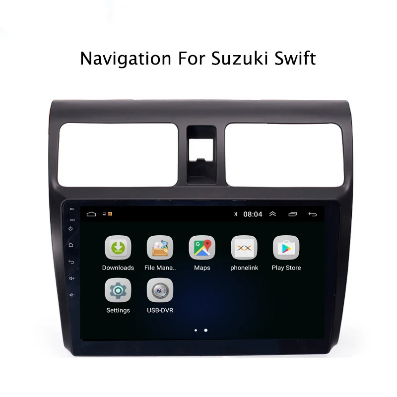 10 1 &quot2.5D Android 8 автомобильный DVD gps для Suzuki Swift 2004 2005 2006 2007 2008 2010 Радио стерео