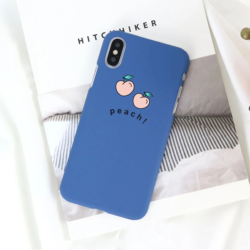 WOTP милый мультяшный фруктовый персиковый чехол для телефона iphone 7 6 6S 8 Plus модные