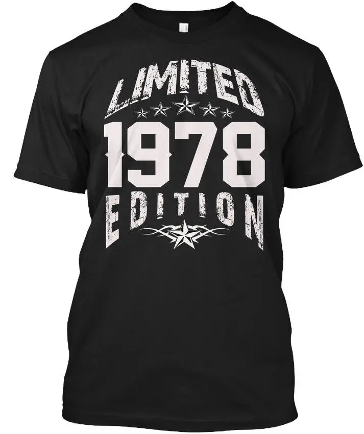 1978 Ограниченная серия популярная футболка без тегов удобная трикотажная