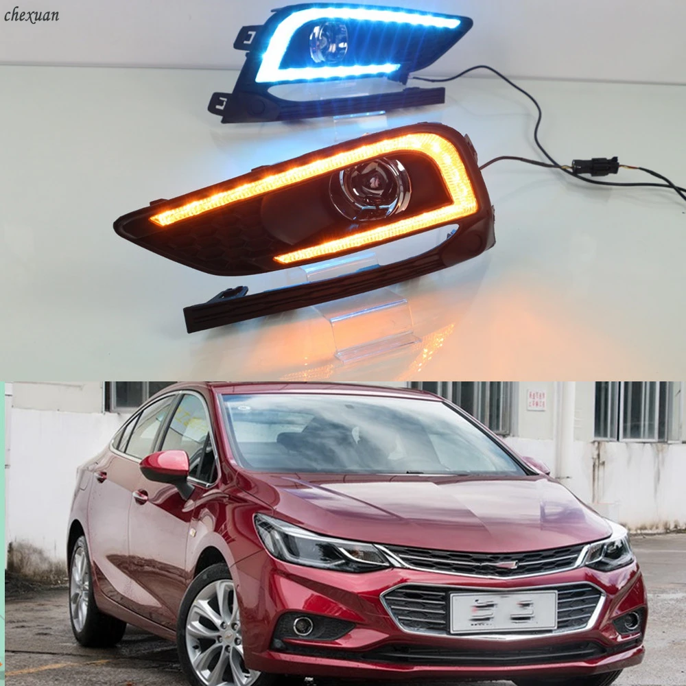 CSCSNL 1 комплект для Chevrolet Cruze 2016 2017 12 В ABS светодиодный ные DRL дневные ходовые огни