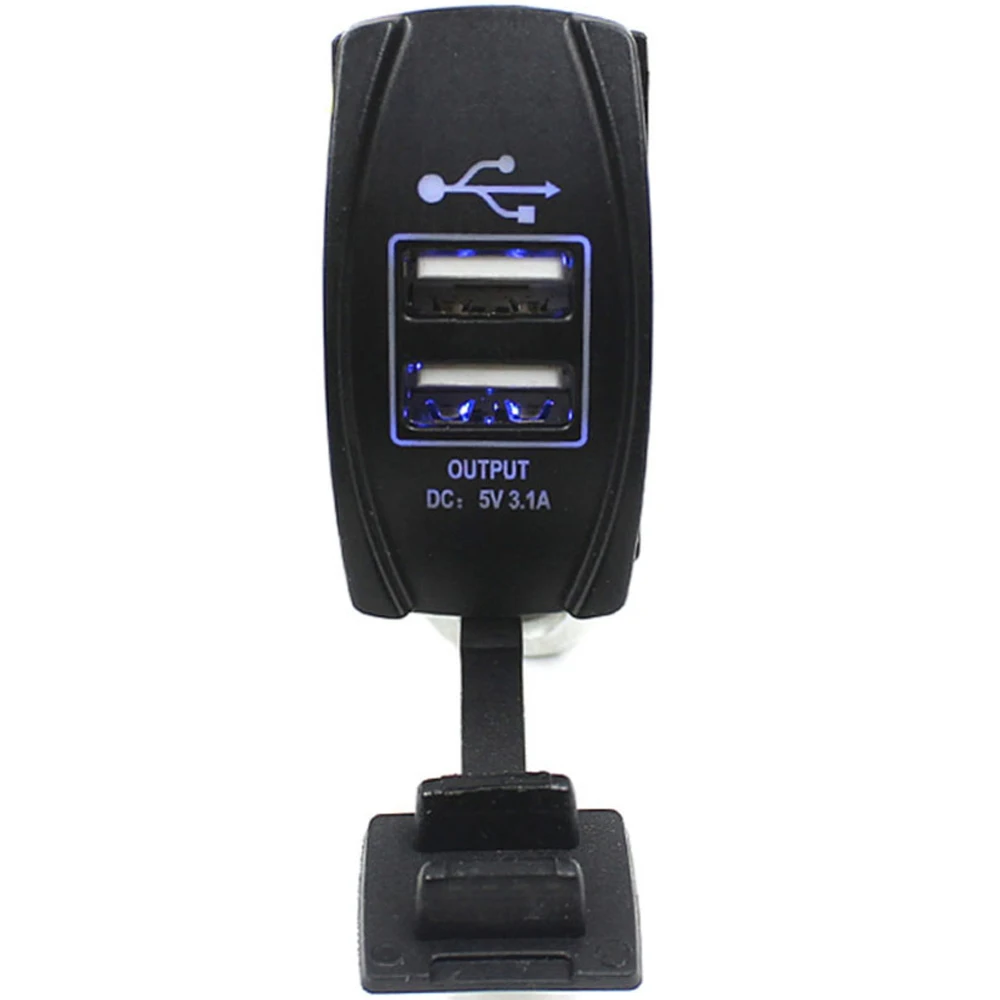 ALLOYSEED 5V 3.1A Выход Dual USB штыревой частью соединения Зарядное устройство Мощность