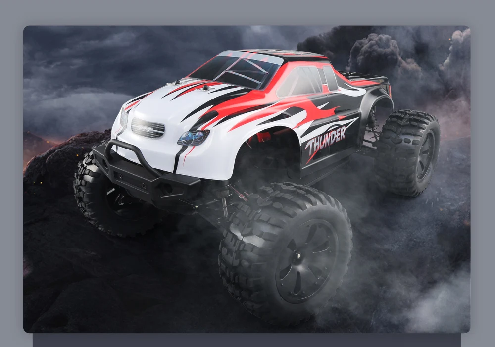JJRC Q48 1/10 2,4 ГГц бесщеточный грузовик большая ножка внедорожный альпинистский автомобиль 70 км/ч 15 минут время гонок водонепроницаемый монстр грузовик