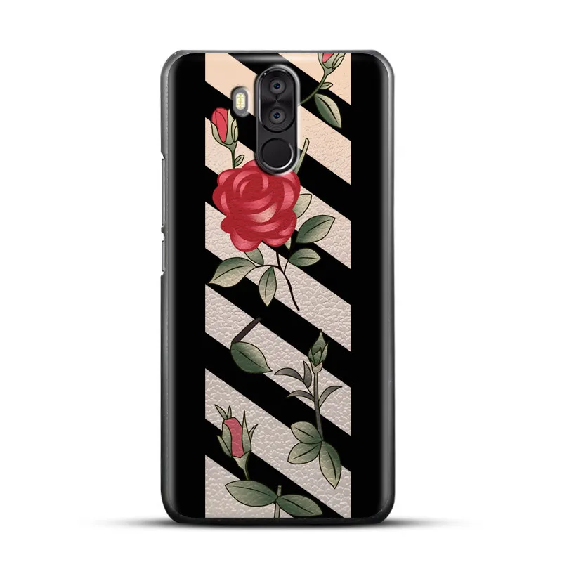 Patterned Cases Oukitel K6 Case Hard Plastic For Fundas Moblie phone 6.0&quot Covers Black Back Cover |