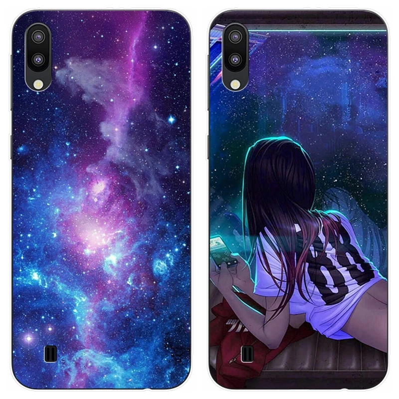 ТПУ чехол для samsung Galaxy M10 M20 M30, мягкий силиконовый чехол для samsung Galaxy M 10 20 30, задняя крышка для телефона, бампер, Капа