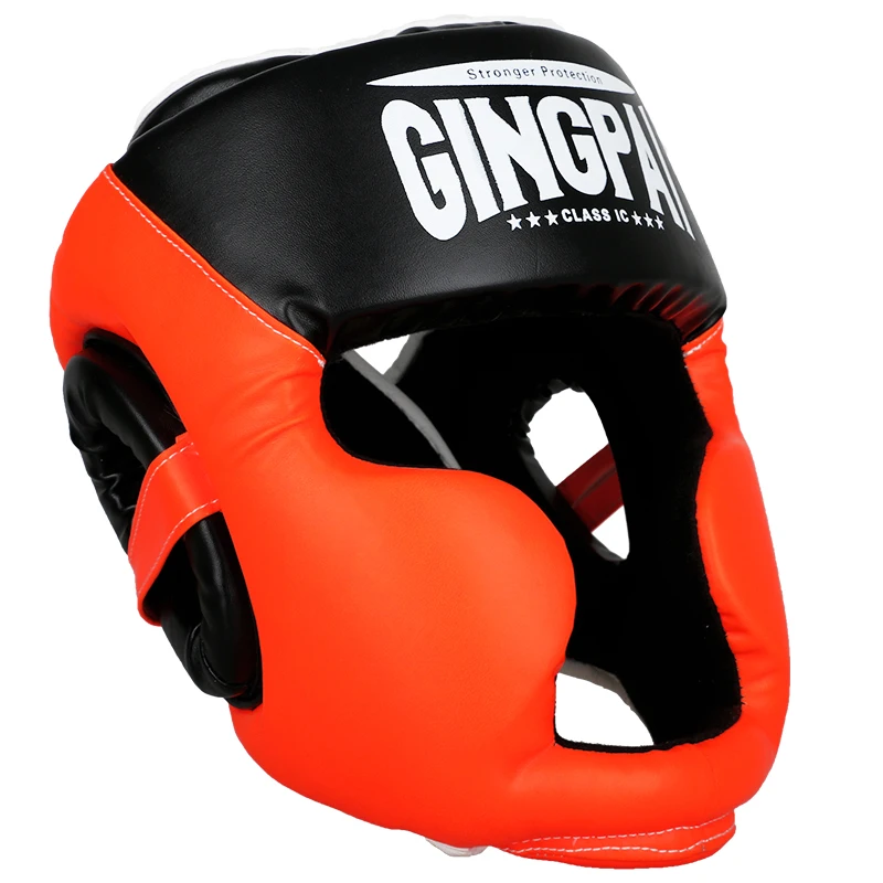 Высококачественный красный боксерский шлем для взрослых и детей тренировок по