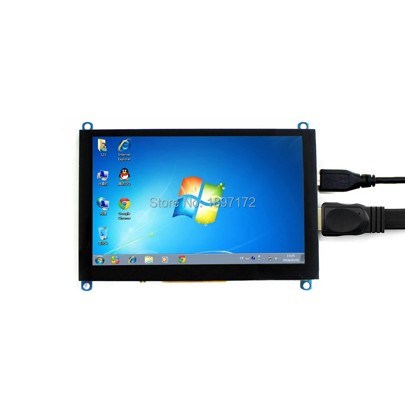 Raspberry Pi 5 дюймовый ЖК USB емкостный сенсорный экран HDMI VGA дисплей для компьютера