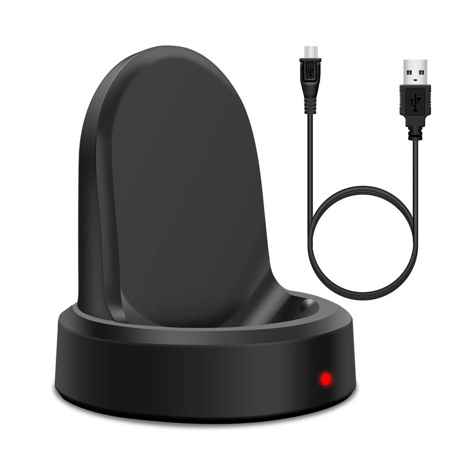 Беспроводные Смарт часы TiYiViRi зарядная док станция Micro USB для Samsung Gear S3 Frontier