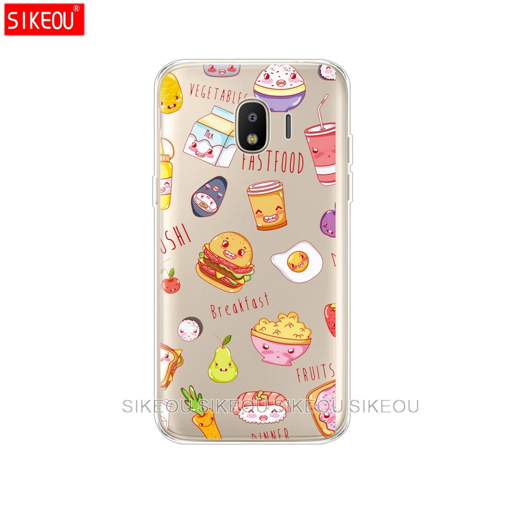 Силиконовый чехол для телефона Samsung Galaxy J3 J5 J7 2017 J330 J530 J730 PRO j2 2018 Мягкий ТПУ пиццы