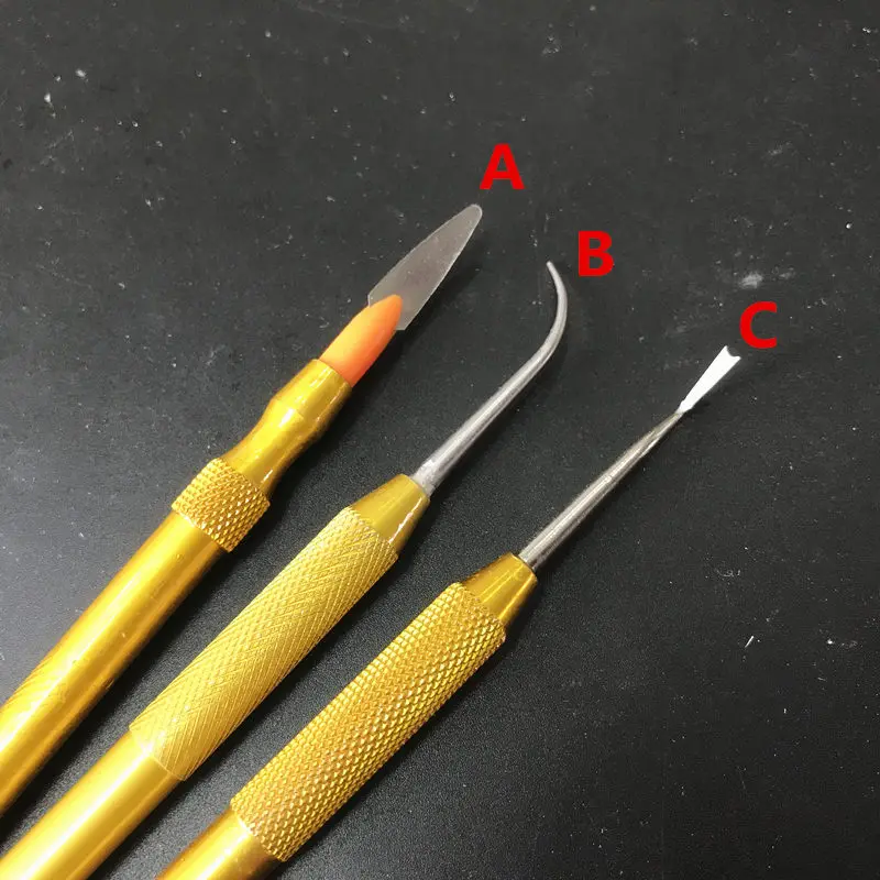 3 шт. стоматологический лабораторный алюминиевый стержень набор инструментов