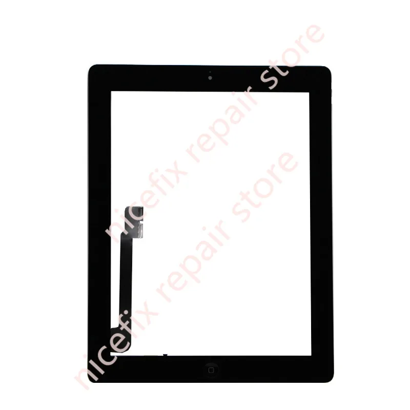 Высокое качество Замена Новый сенсорный экран дигитайзер стекло + кнопка домой