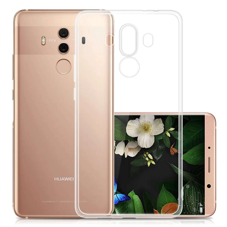 Ультра тонкий прозрачный Чехол для Huawei P10 Коврики 10 Lite Pro Nova 2i Honor 9i 6C насладиться 5