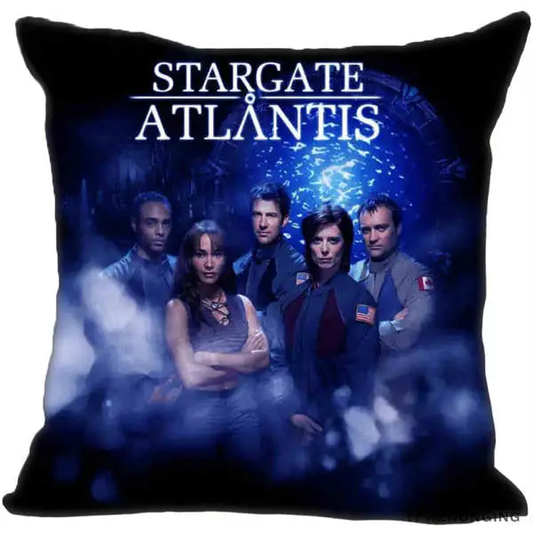 Square Pillowcases Изготовленная на заказ декоративная наволочка Sga старгейт Атлантис квадратном каблуке на молнии, накидка для подушки, лучший подарок 35X35,40x40,45x45 см(с одной стороны) 180516-59 - Цвет: Square Pillowcases