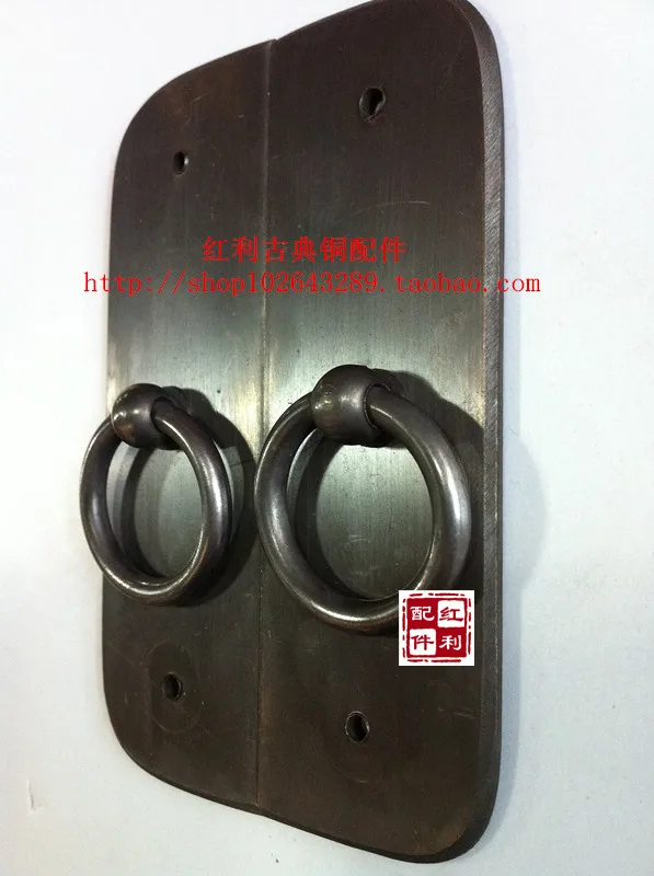 [Аксессуары] Античная китайская Классическая деревянная дверная ручка из мебели