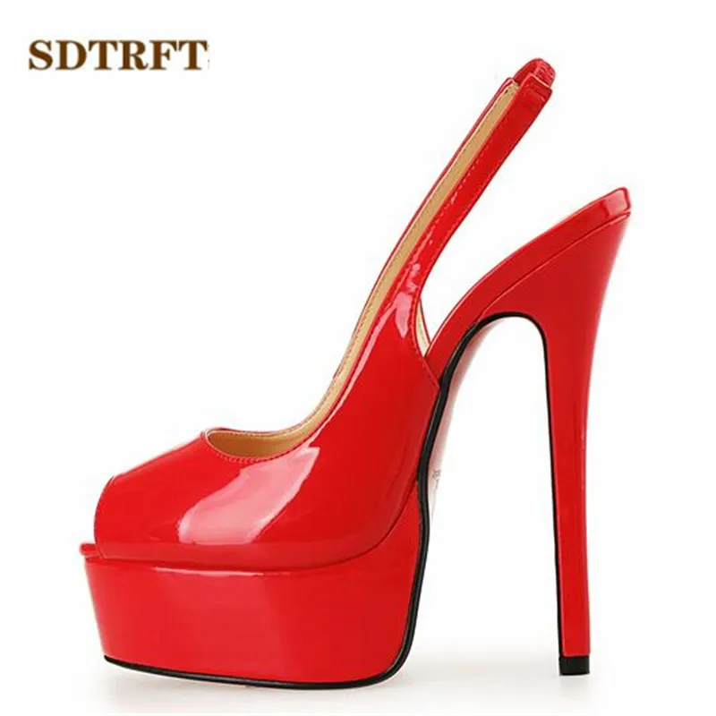 SDTRFT/Большие размеры: 40 45 46 47 48 Zapatos Mujer летние сандалии на платформе и шпильках