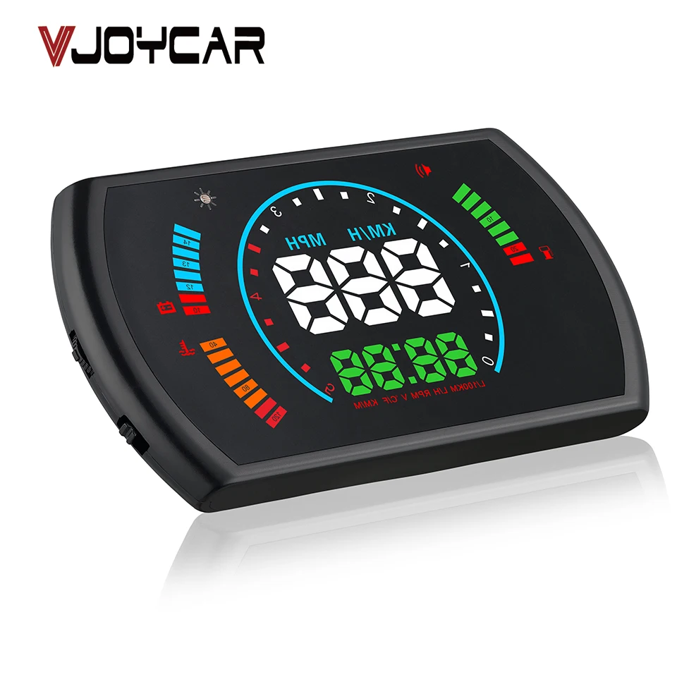 VJOYCAR S600 5,8 ''большой экран OBD2 автомобильный HUD Дисплей автомобильный поход бортовой компьютер OBDII проектор расход топлива